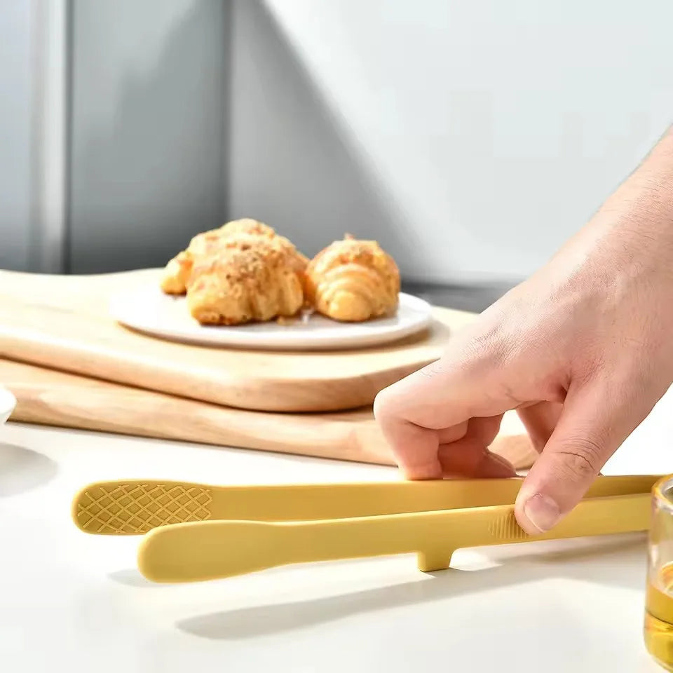 Silicone Kitchen Tongs – Non-Slip BBQ, Salad & Cooking Clip Silicone Kitchen Tongs Nixie