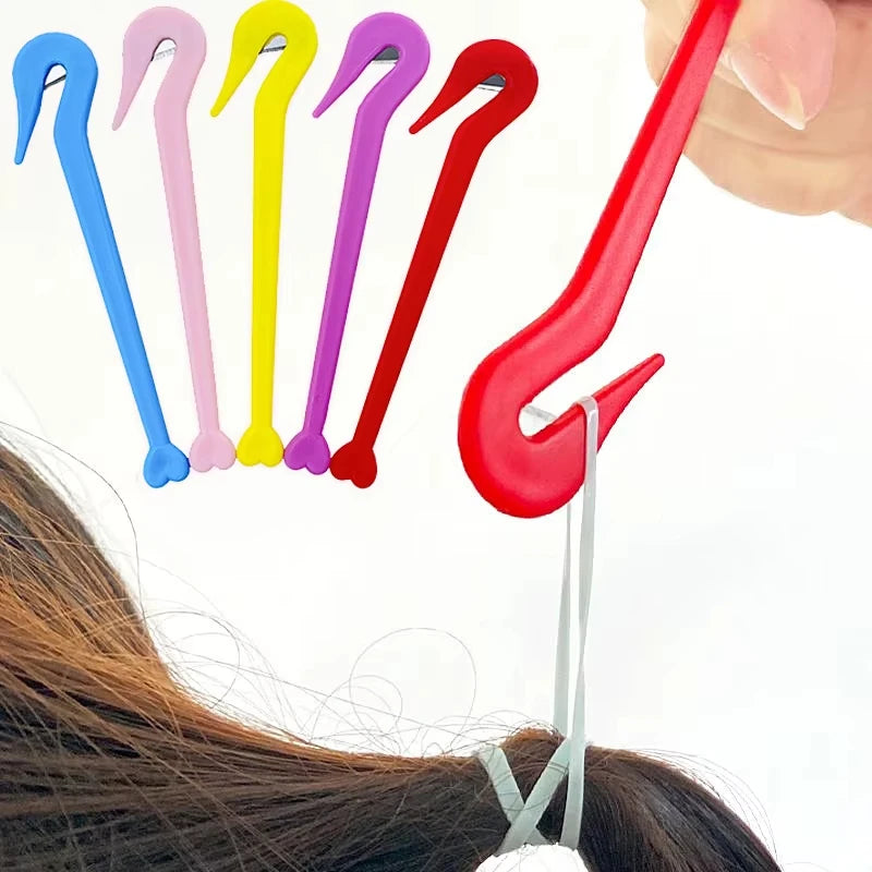 5-Pack Hair Elastic Band Cutter – Safe Easy Ponytail Remover Hair Accessory Tool Nixie