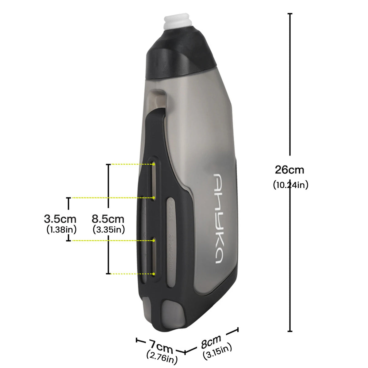 Aerodynamic Cycling Water Bottle & Cage Set – 600ml MTB Road Cycling Water Bottle Set Nixie
