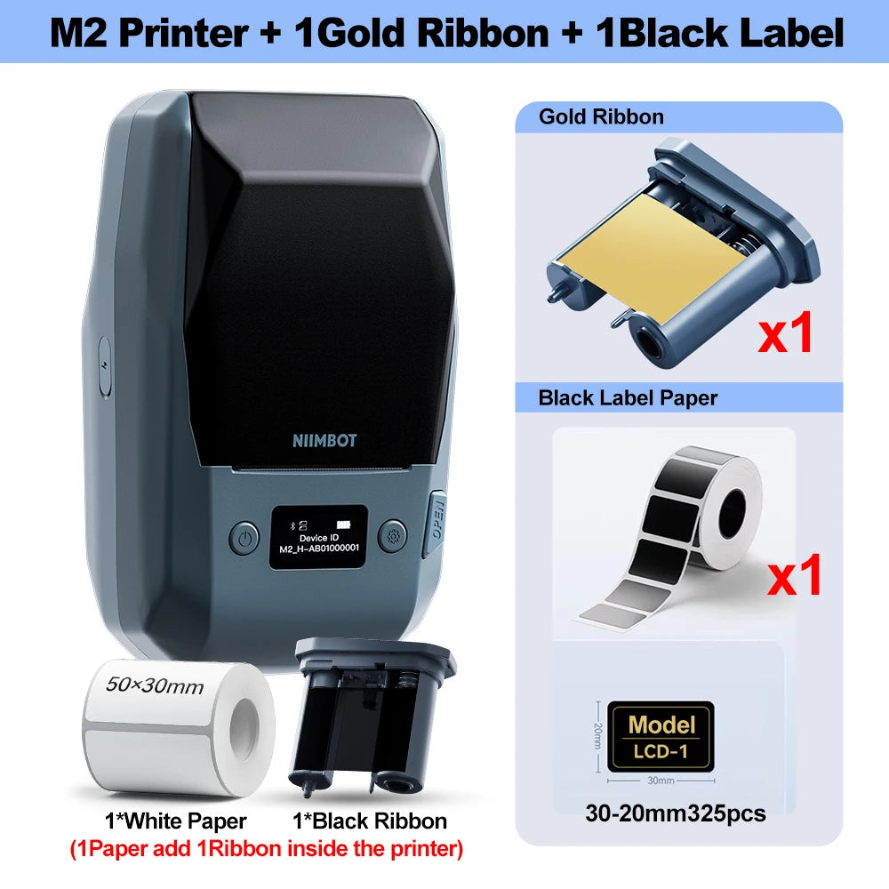 Niimbot M2 Thermal Transfer Label Printer – Barcode & Tag Maker