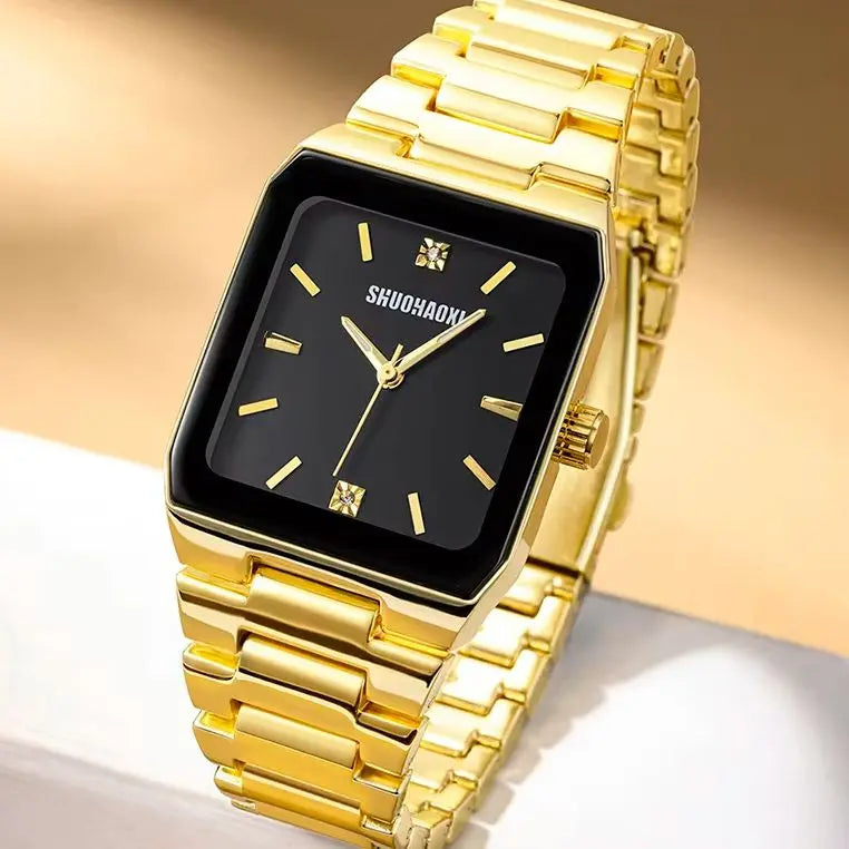 Men's Stainless Steel Quartz Watch – Classic Everyday Style