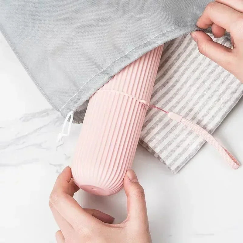 Portable Toothbrush & Toothpaste Holder Travel Storage Case Toothbrush Travel Case Nixie