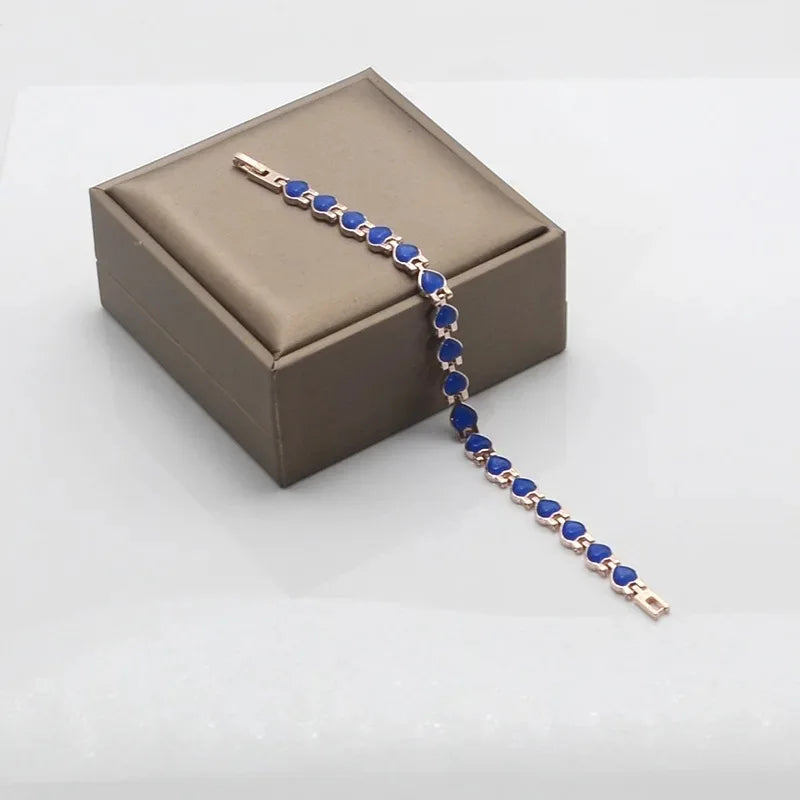 Women's Magnetic Cat's Eye Heart Bracelet | Zinc Alloy