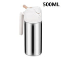 2-in-1 Stainless Steel Oil Spray Bottle & Dispenser | Nixie
