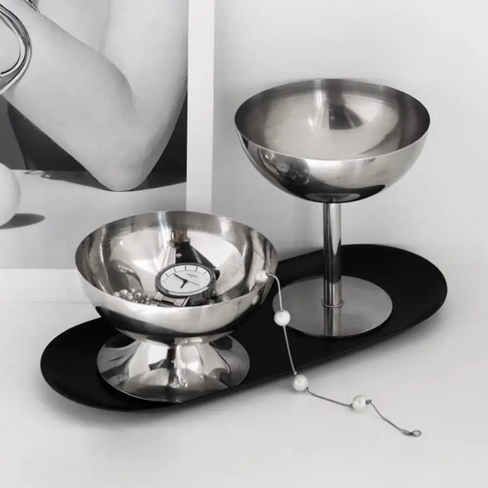 Stainless Steel Ice Cream Cups & Dessert Bowls | Silver & Gold Dessert Serving Bowl Nixie