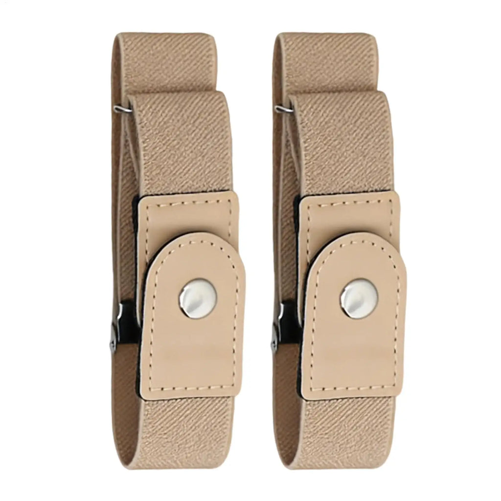 No-Buckle Elastic Invisible Belt for Jeans & Trousers | 1 Pair Elastic Waistband Belt Nixie
