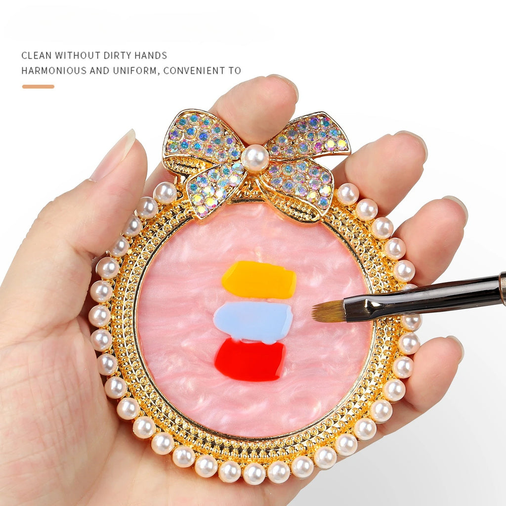 Resin Art Nail Gel Color Palette & Makeup Display Board Nail Art Palette Nixie