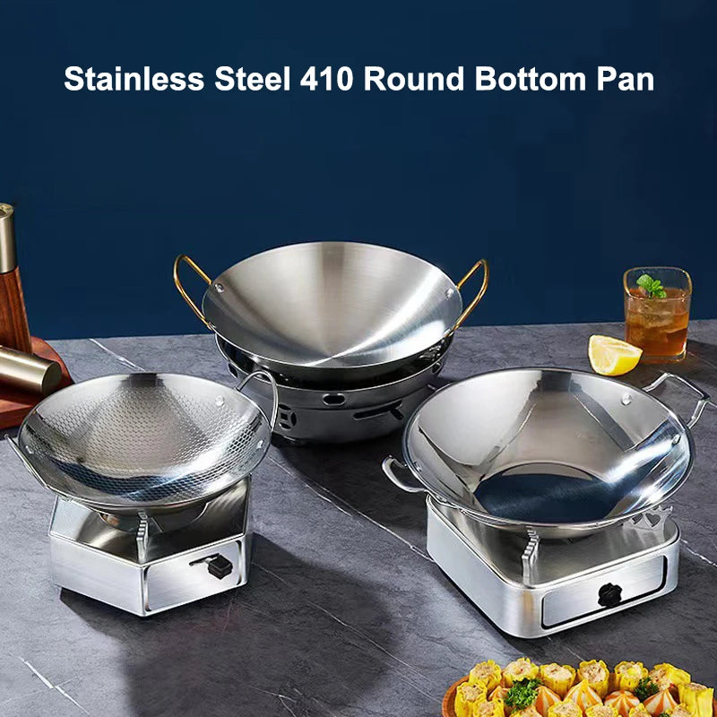 Stainless Steel Honeycomb Non-Stick Skillet with Handle Non-Stick Skillet Nixie