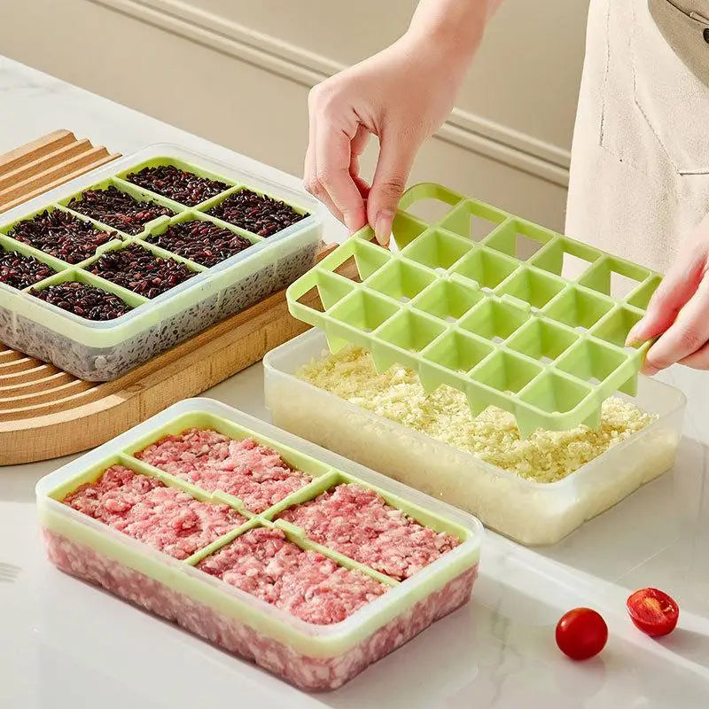 Multi-Compartment Food Storage Box | 4/8/24 Grid Containers Food Storage Container Nixie