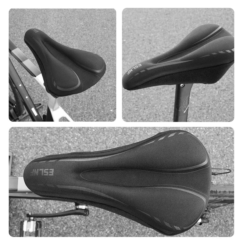 Silicone Gel Bike Seat Cover – Padded Anti-Slip Cushion Bike Seat Cover Nixie