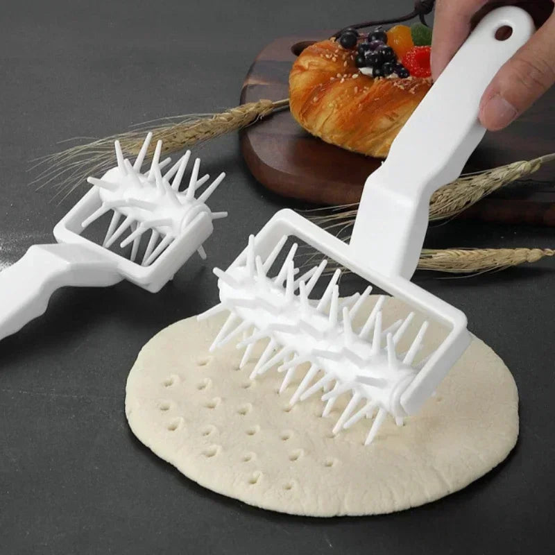 Pizza Dough Rolling Pin & Pastry Embossing Set – 3 Sizes