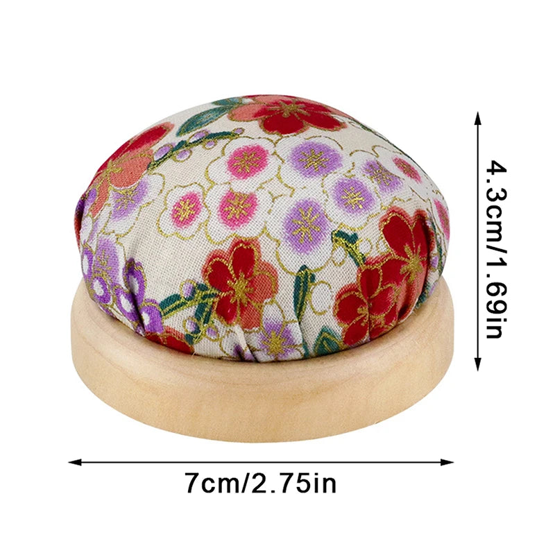 Half Round Embroidery Pincushion Wood Base – DIY Sewing Embroidery Pincushion Nixie