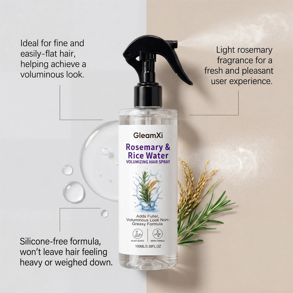 OceAura Rosemary Rice Water Hair Spray Serum – All Hair Types Hair Spray Serum Nixie