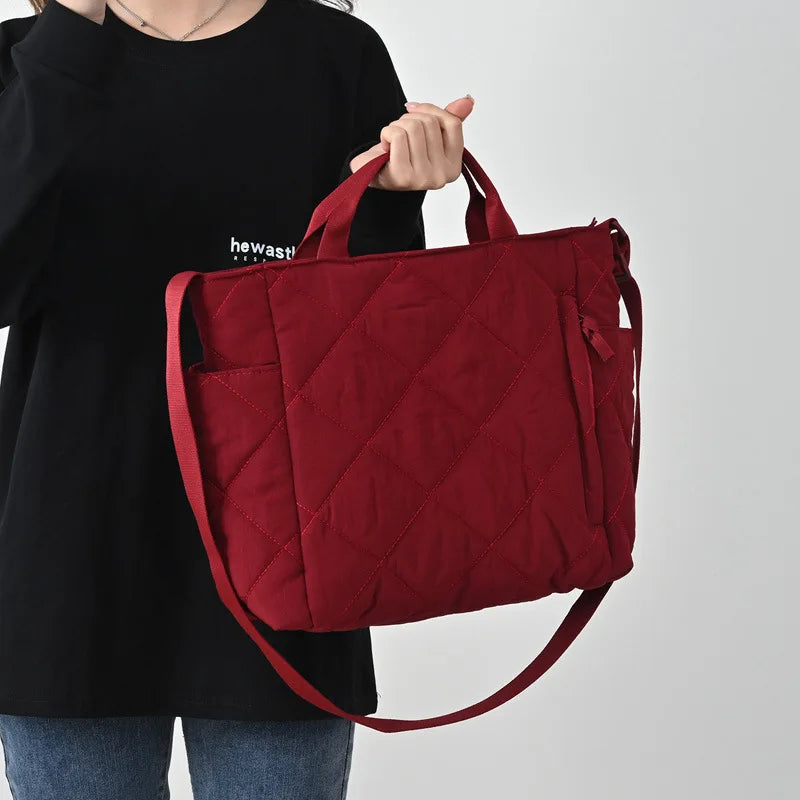 Nixie Large Canvas Tote Bag – Women's Shoulder & Crossbody Canvas Tote Bag Nixie