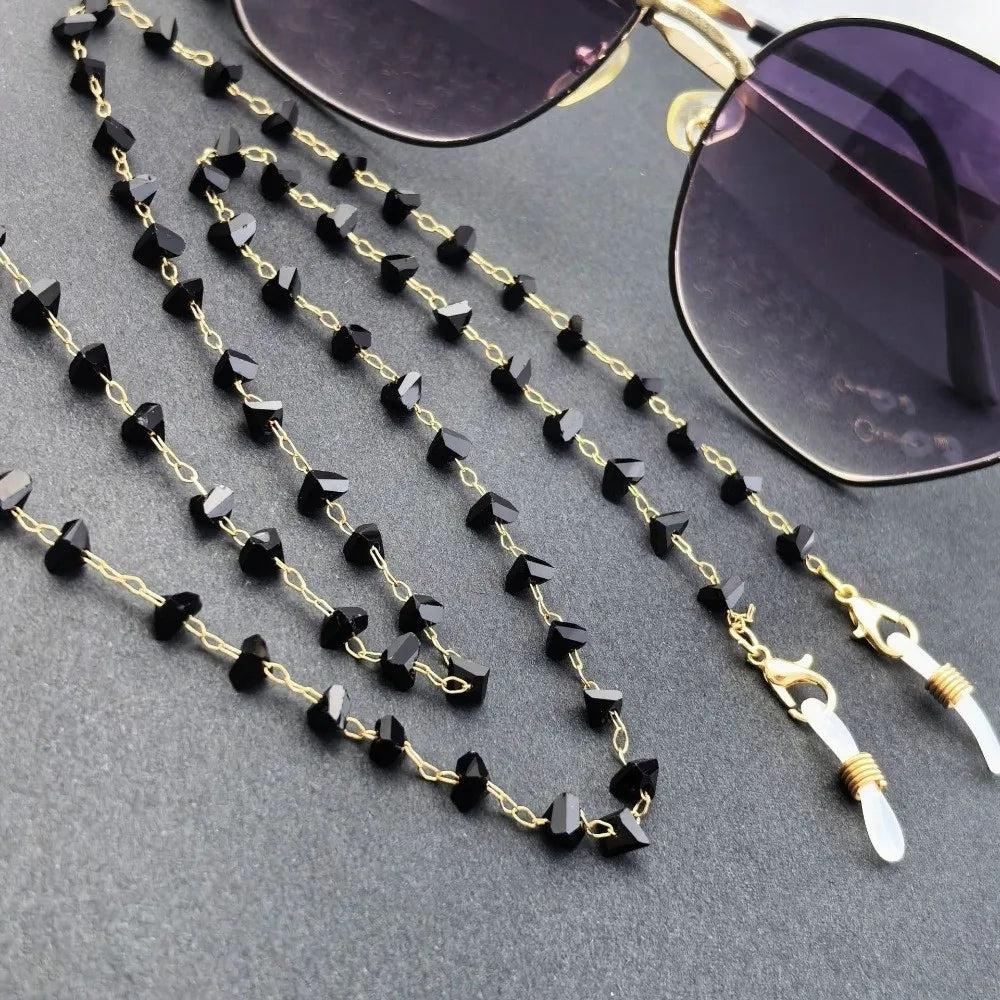 Triangle Crystal Glasses Chain – Anti-Drop Eyeglass Necklace Strap Eyeglass Chain Nixie