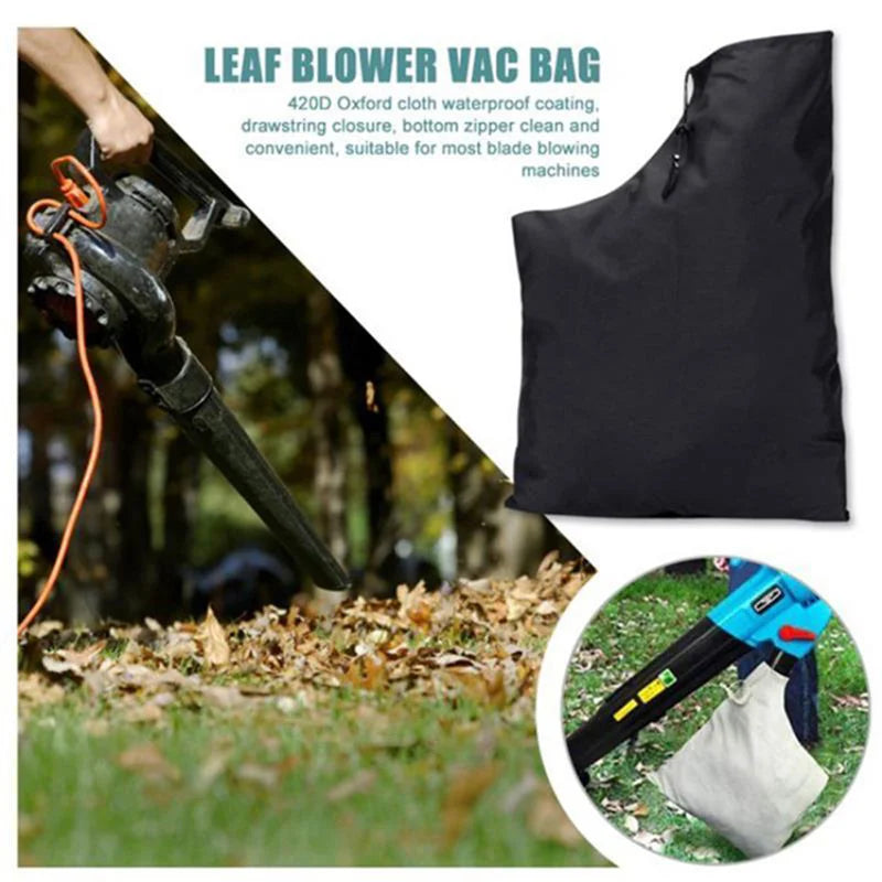 Leaf Blower Vacuum Bag – Oxford Zipper Lawn Collection Bag Leaf Collection Bag Nixie