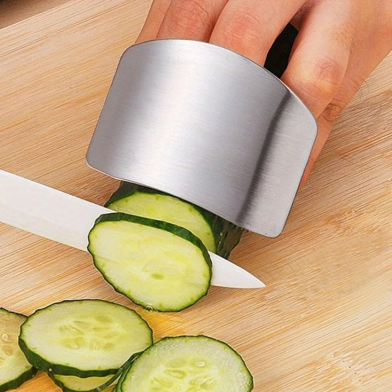 Stainless Steel Kitchen Finger Guard – Knife Safety Tool Kitchen Safety Tool Nixie