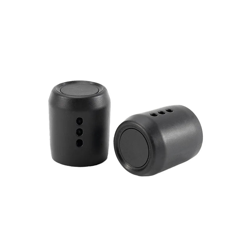 Silicone Bike Handlebar End Plugs – Multi-Color Bar Caps Handlebar End Plugs Nixie Black