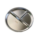 304 Stainless Steel Divided Portion Plates 9" – Kids & Adults Divided Portion Plate Nixie 304 Stainless Steel