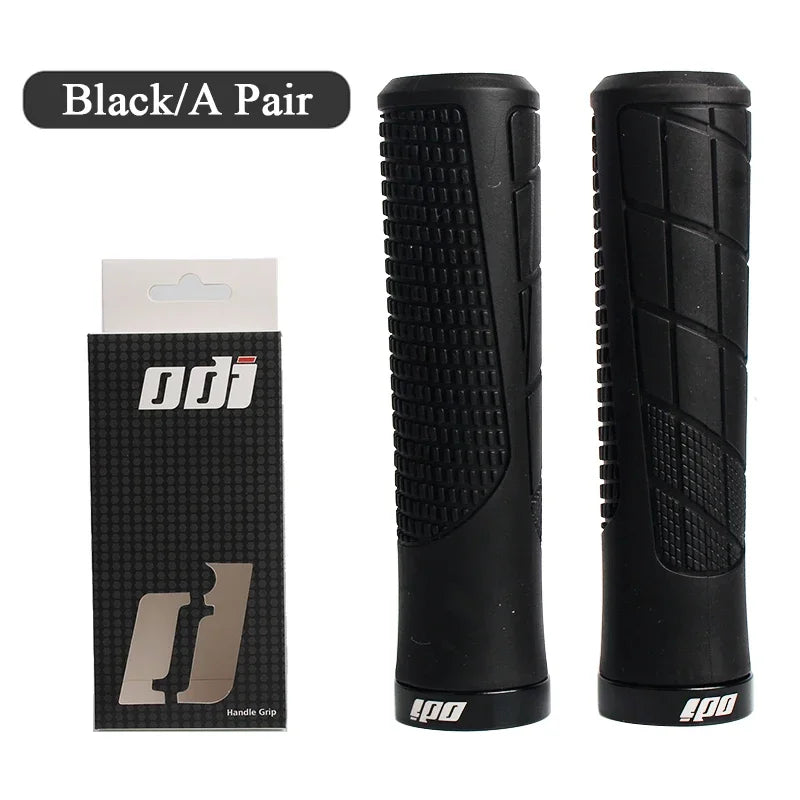 ODI Lock-On MTB BMX Bike Handlebar Grips – Non-Slip Rubber Bike Handlebar Grips Nixie BLACK GRIP