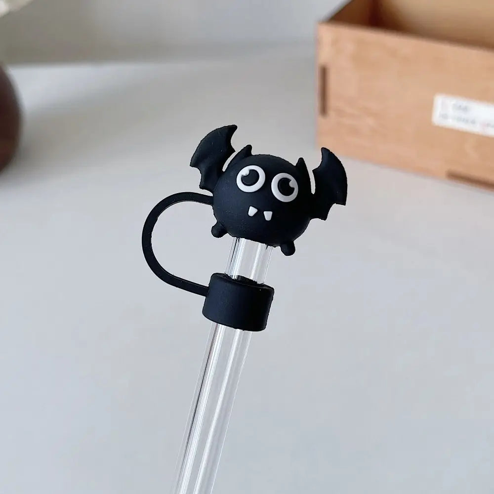 Silicone Straw Plug Dust Cap Cover – Cute Animal Designs