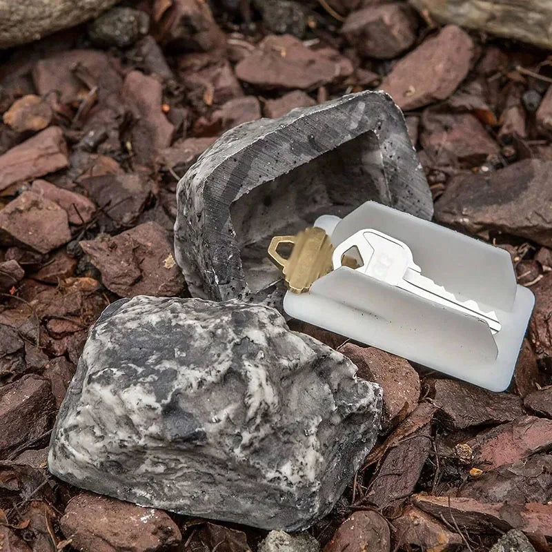 Fake Rock Key Hider – Outdoor Hidden Stone Key Box Hidden Key Box Nixie