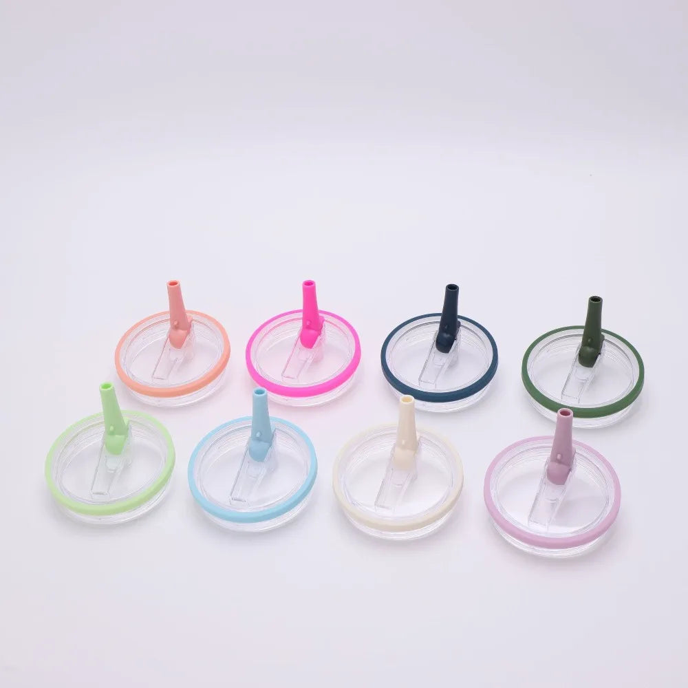 40oz Folding Straw Replacement Cup Lid – Threaded Fit