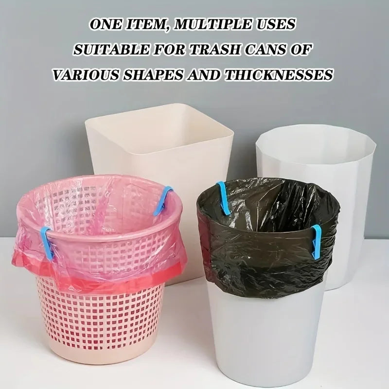 10-Pack Trash Can Bag Clips – Non-Slip Holder & Divider Clips