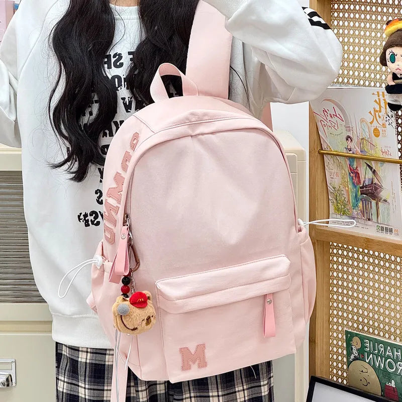 Japanese-Style Nylon Student Backpack 20-35L | Nixie Student Backpack Nixie