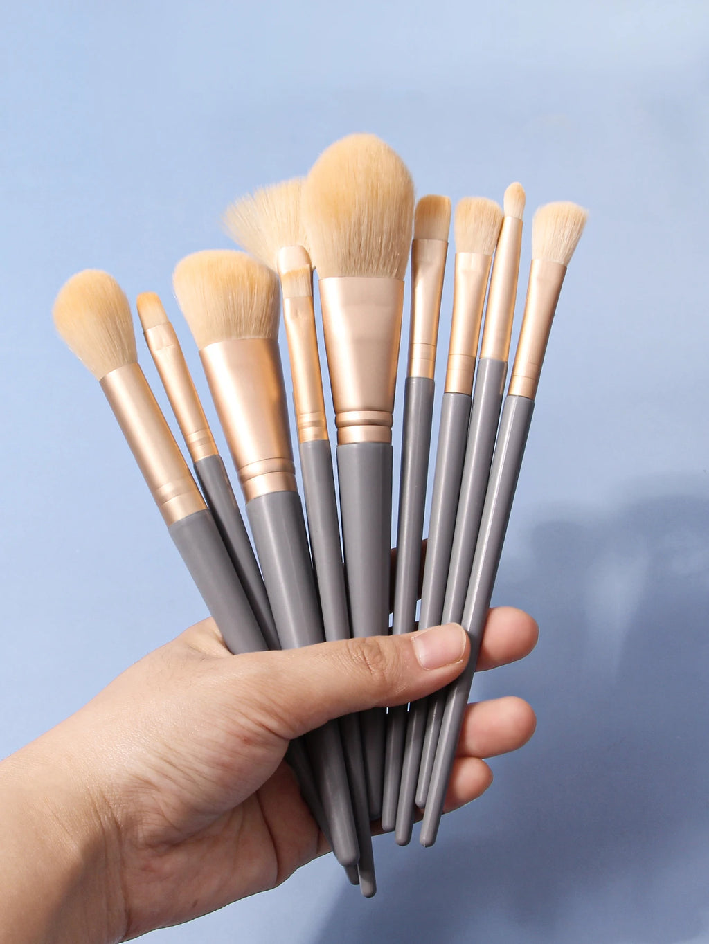 10-Piece Makeup Brush Set – Eyeshadow, Contour & Blush Makeup Brush Set Nixie