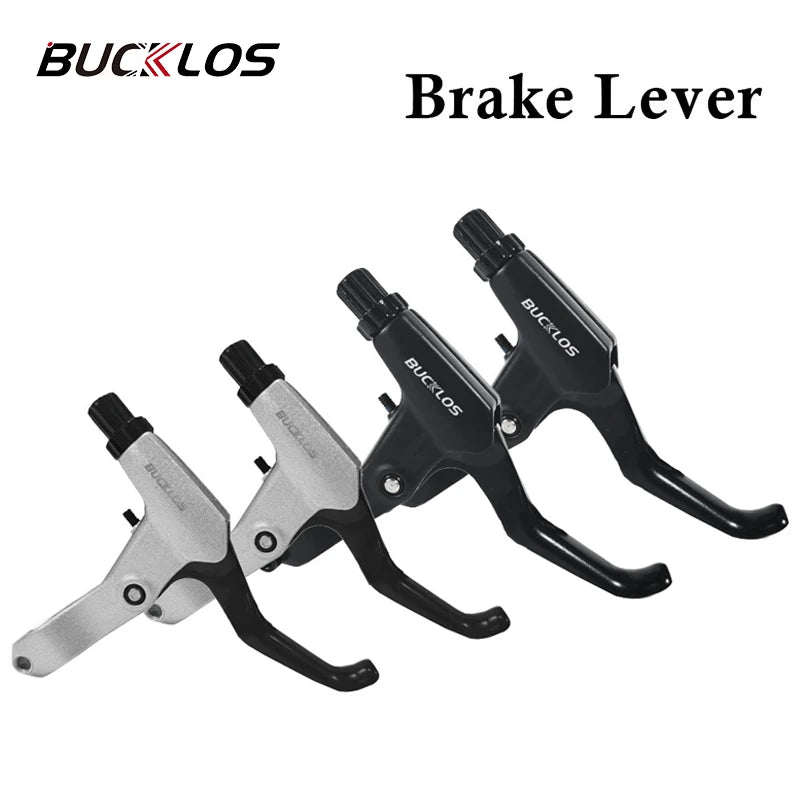 BUCKLOS MTB Aluminum Disc Brake Levers – V-Brake Compatible Pair Bike Brake Levers Nixie