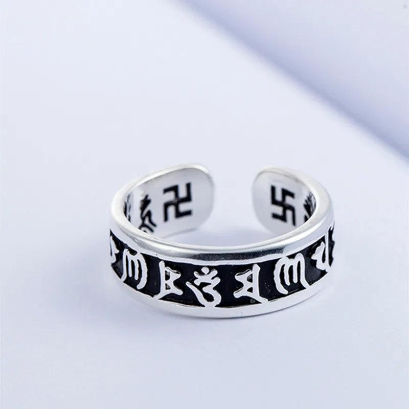 Vintage Punk Dragon Snake Tiger Adjustable Ring | Unisex