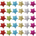 30Pcs Glitter Star Ornaments – Holiday Wreath & Party Decor Holiday Ornaments Nixie 30pcs