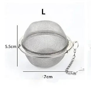 Stainless Steel Sphere Tea Ball Infuser & Spice Strainer