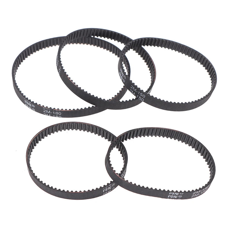 2pcs 2GT Timing Drive Belt 140–180mm x 6mm Vacuum Cleaner Belt Drive Belt Nixie