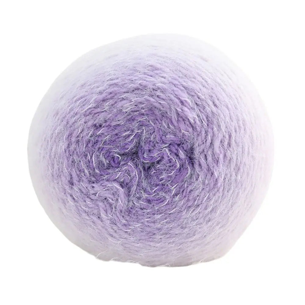 200g Gradient Fuzzy Yarn – Multicolor Crochet & Knitting Yarn Ball Crochet Knitting Yarn Nixie