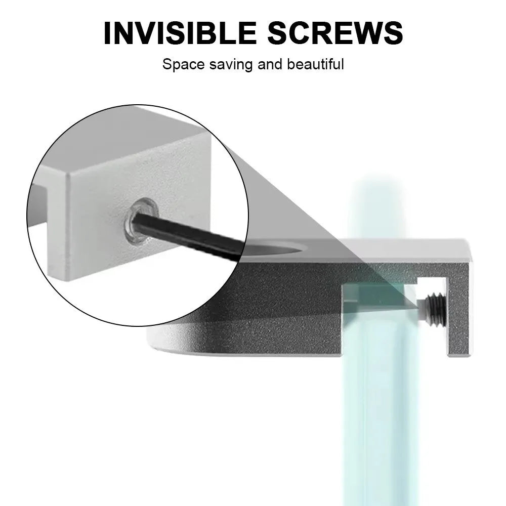 Aluminum Alloy Aquarium Water Tube Holder & Hose Clip Aquarium Hose Holder Nixie