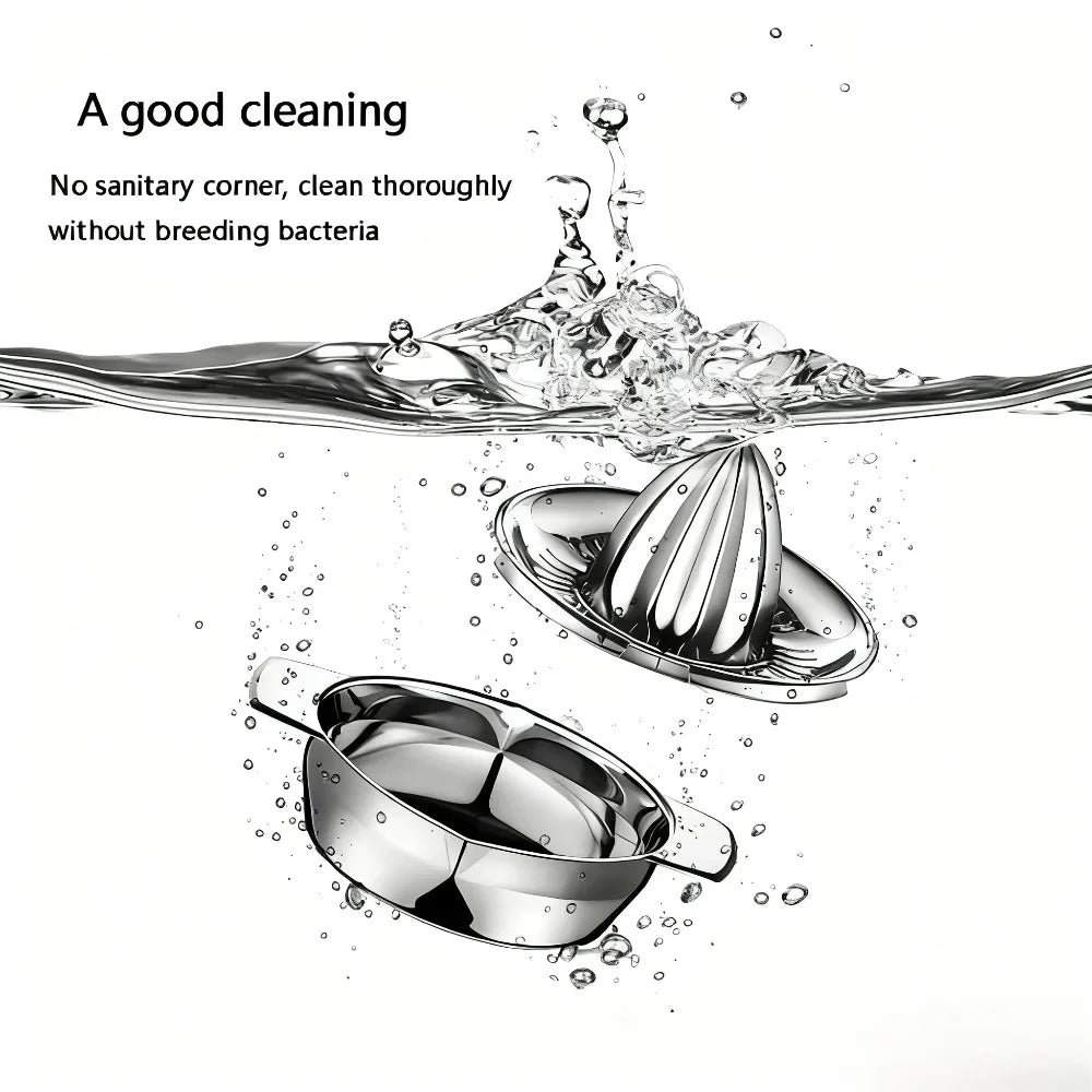 Manual Stainless Steel Citrus Juicer with Bowl Container Manual Citrus Juicer Nixie