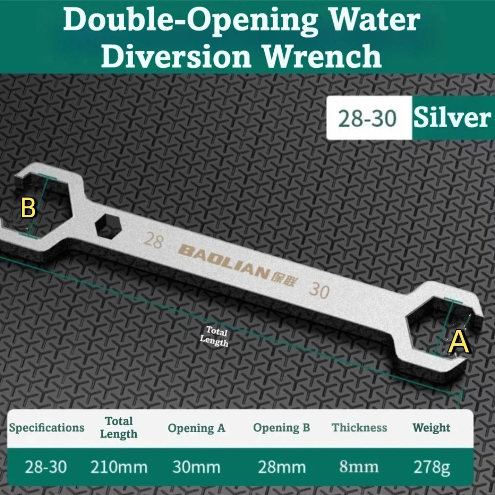 Double Ended Manifold Valve Wrench 27/29mm 28/30mm Steel Double-Ended Wrench Nixie