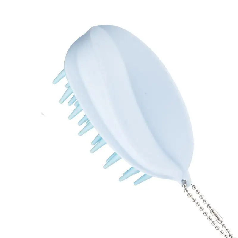 Silicone Scalp Massage Brush – Dry & Wet Hair Wash Comb