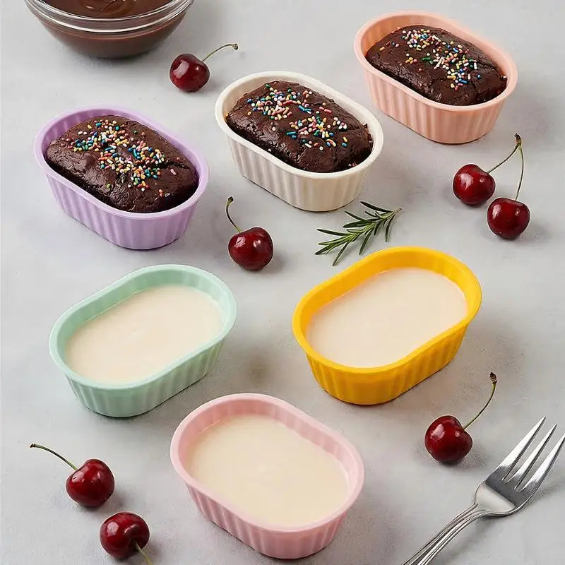 Air Fryer Silicone Baking Cups 5-Pack | Nonstick Ramekins Silicone Baking Cups Nixie