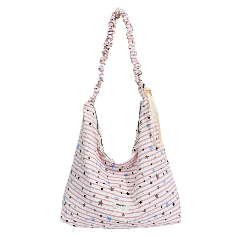 Women's Lightweight Nylon Tote Bag | Large Crossbody Shoulder Bag Women's Tote Bag Nixie