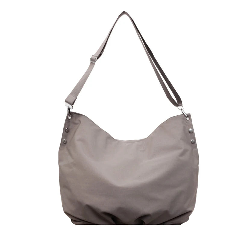 Large Canvas Shoulder Bag for Women | Casual Commuter Tote Canvas Shoulder Bag Nixie