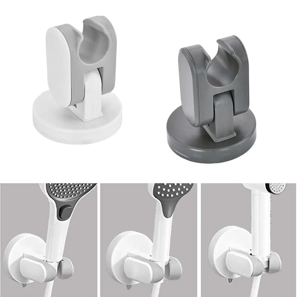 Adjustable Suction Cup Shower Head Holder – No-Drill