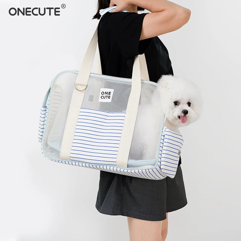 Transparent Window Pet Carrier Bag – Small Dogs & Cats Travel Pet Carrier Bag Nixie