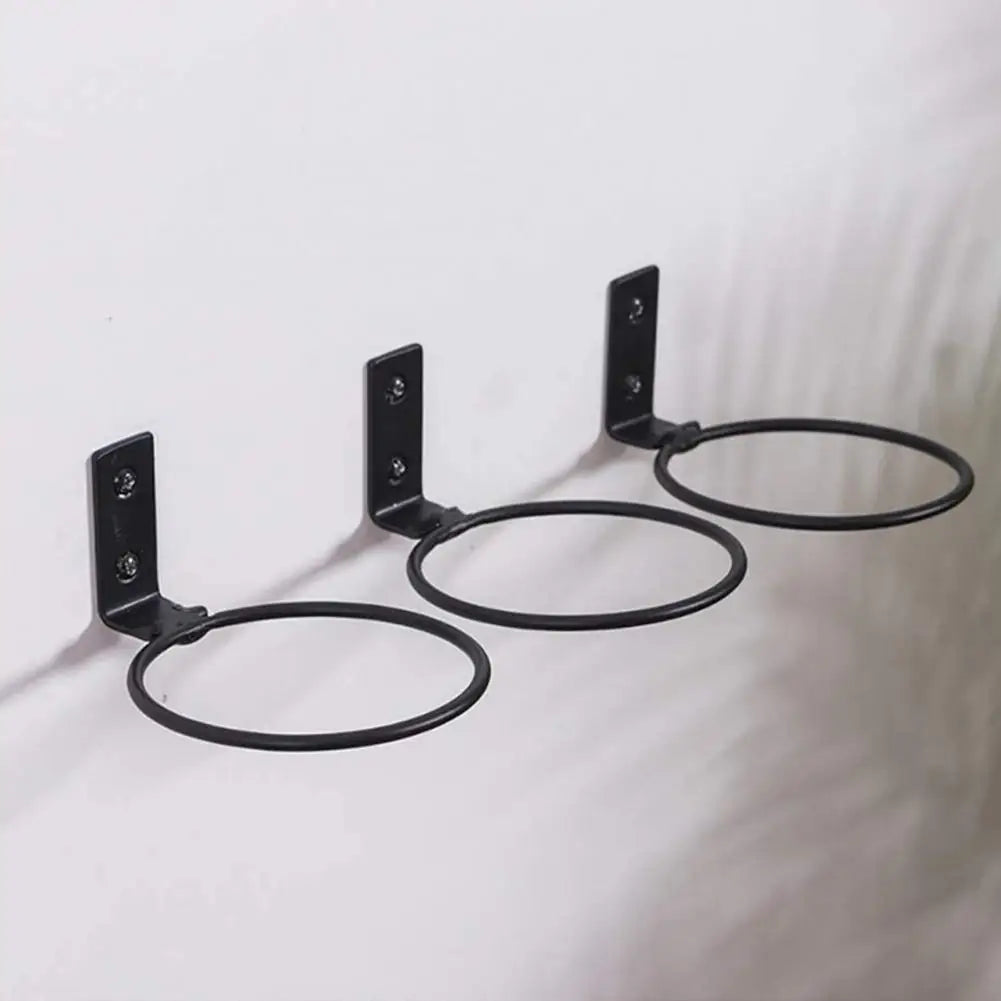 Wall Mounted Metal Flowerpot Holder Ring 4/5/6/8 Inch Sizes