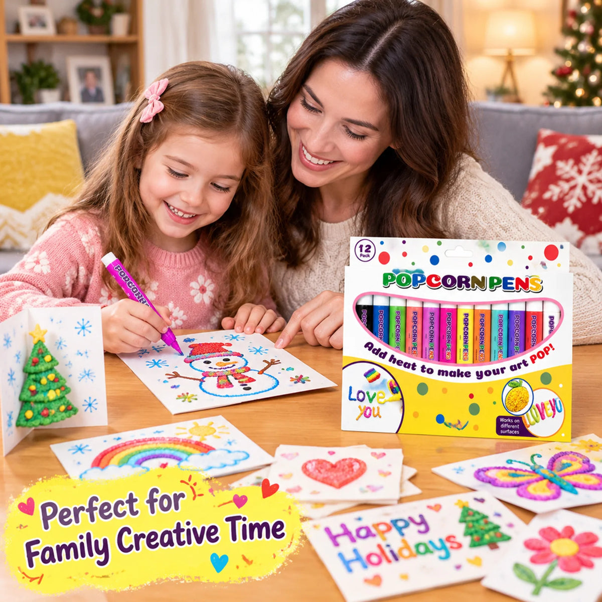 12-Color Puffy Paint Pens – Heat Activated 3D Art Markers Puffy Paint Pens Nixie
