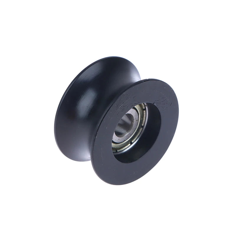 14mm U-Groove POM Track Wheel Pulley with 625ZZ Bearing – Black Track Wheel Pulley Nixie
