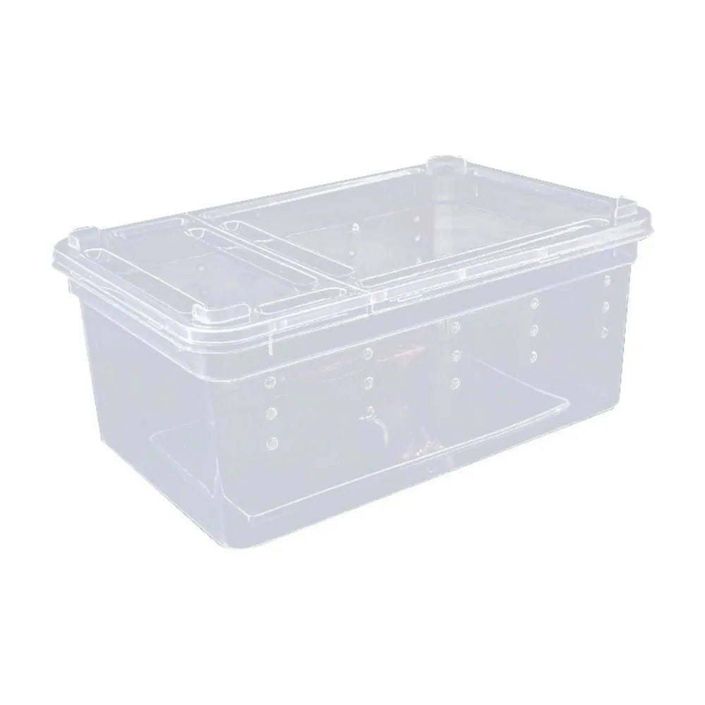 Stackable Transparent Reptile Breeding Box | Ventilated Terrarium
