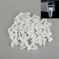 50pcs Curtain Rail Sliding Wheel Hooks – Universal Straight & Curved Curtain Rail Hooks Nixie Default Title